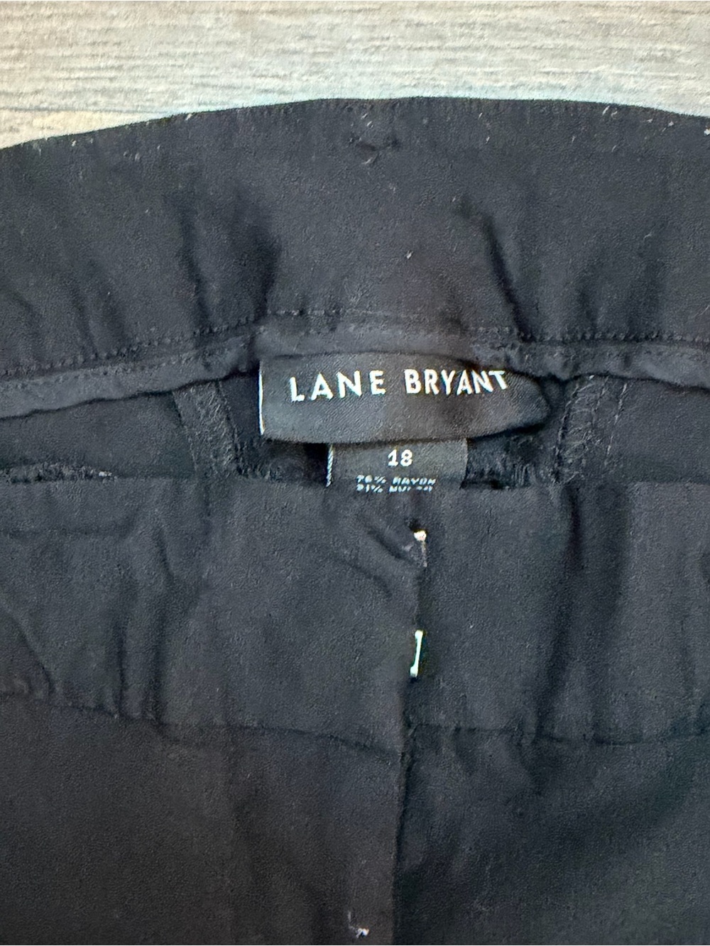 Lane Bryant Women’s Black Dress Pants - Classic Straight - Picture 2 of 2